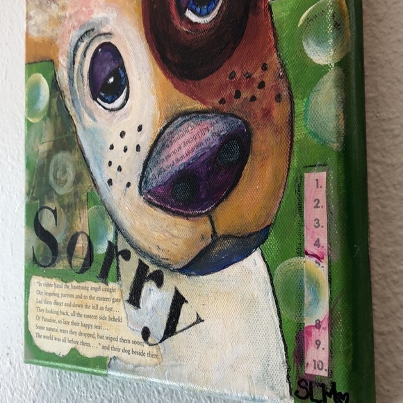 Uh Oh (ORIGINAL acrylic on canvas) - Picture 7 of 7